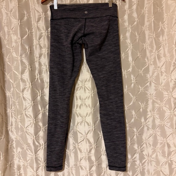 Lululemon Wunder Under Pant Leggings Coco Pique Black White Grey - Picture 8 of 14
